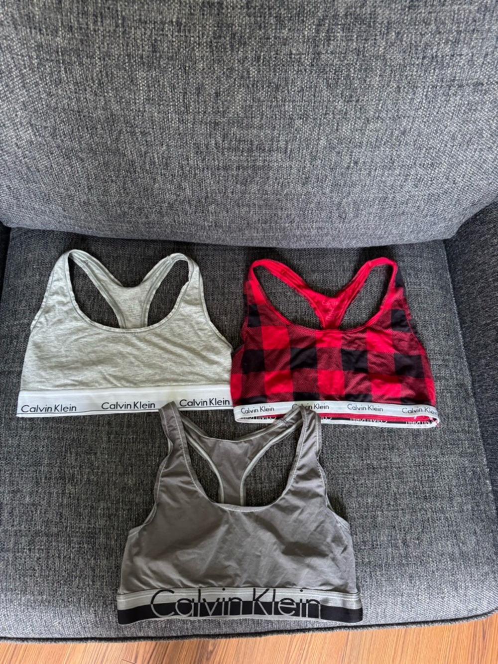 Calvin Klein Women’s Set of 3 Racerback Bralettes